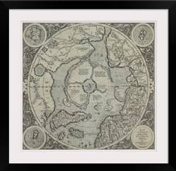 Old map of Canada