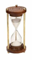 10 Minute Nautical Ship Sand Timer Metal Hour Glass