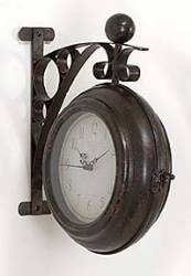 MTL Double Side Wall Clock