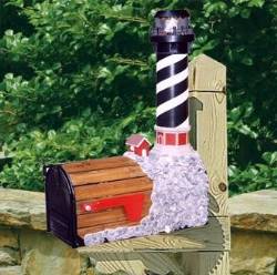 Wooden Lighthouse Mailbox Cape Hatteras