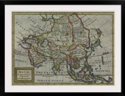 Antique map of Asia