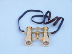 Brass Binoculars 4"