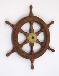 Wooden Ship Wheel