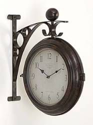 MTL Double Side Wall Clock