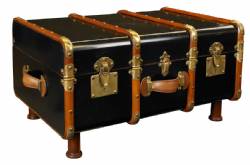Black Stateroom Trunk Table