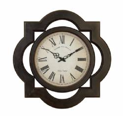 Round Classical Roman Wood Wall Decor Clock.