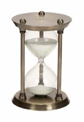 30 Minute Nautical Ship Sand Timer Metal Hour Glass