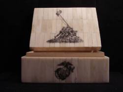 Scrimshaw Bone Box