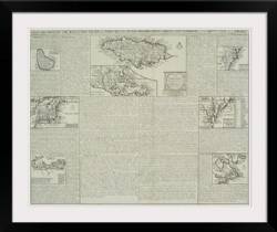 Maps of Jamaica in book Atlas Historique