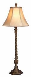 Aspen Polystone Table Lamps 32" Ivory Color Shade