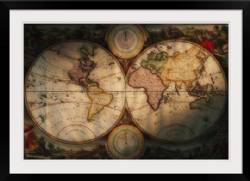 Antique world map
