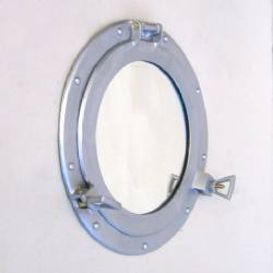 Porthole Mirror Aluminum