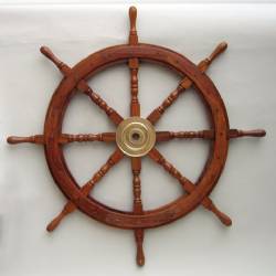Wooden Ship Wheel
