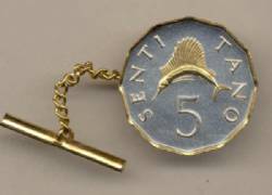 Tanzania 5 Sentia Swordfish Tie Tack