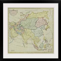 Map of Asia and Middle East