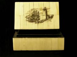 Scrimshaw Bone Box