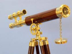 Brass and Wood Griffith Astro Telescope 44"