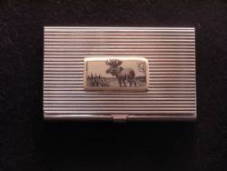 Bone Business Card Holder