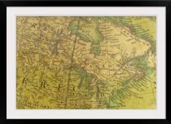 Map of Canada and United States