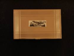 Mammoth Ivoy Scrimshaw Business Card Holder