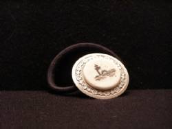 Bone Scrimhaw Hair Tie
