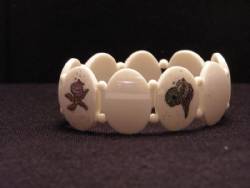 Bone Scrimshaw Bracelet