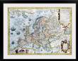 17th century map of Europe