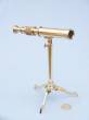 Brass Telescope on Stand 17"
