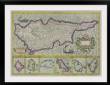 Antique map of Cyprus and neighboring islands