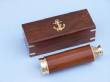 Captain's Brass and Wood Spyglass 15"