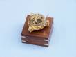 Captain's Brass Triangle Sundial Compass 3"