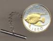 Bermuda 5 cent Angel fish Tie Tack