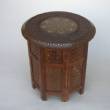 Carved Wooden Table Octagonal Stand
