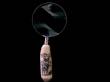 Magnifying Glass With Antler Handle And No Scrimshaw
