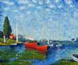 Red Boats at Argenteuil