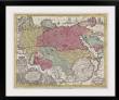 Antique map of Eurasia