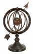 17" Metal Armillary Sphere Globe