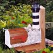 Wooden Lighthouse Mailbox Bodie Island
