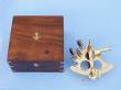 Captain's Brass Sextant 9"