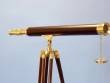 Brass and Leather Harbor Master Telescope 60"