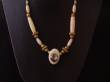 Scrimshaw Bone Necklace