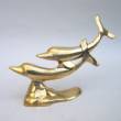Solid Brass Double Dolphin