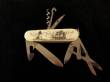 Swiss Army Knife With Bone Scrimshaw