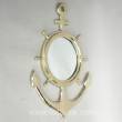 Brass Anchor Wheel Mirror