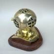 Diving Helmet With Wood Base