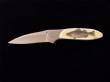Scrimshaw Large Folding Knife With Mammoth Ivory