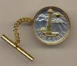 Barbados 5 cent Light house Tie Tack