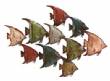 Coastal Fish Metal Wall Nautical Decor Sculpture