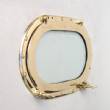 Brass Porthole Oblong With Glass