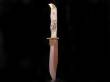 Fixed Blade Knife With Antler Handle